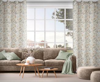 Zasłona gotowa na przelotkach AMARA Eurofirany naturalny