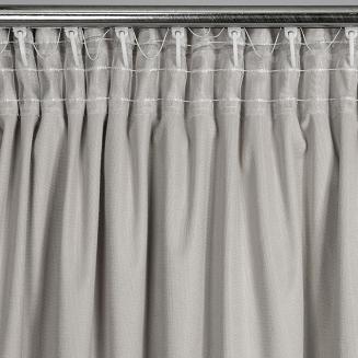 Zasłona gotowa na taśmie RAJA 140x270 Eurofirany stalowy