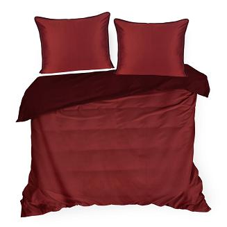 Pościel satynowa BO+MA 160x200 Eurofirany marsala