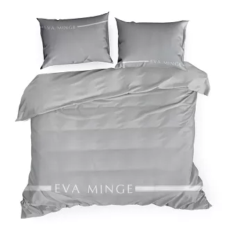 Pościel satynowa SILK 160x200 Eva Minge Eurofirany srebrny