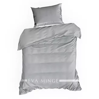 Pościel satynowa SILK 160x200 Eva Minge Eurofirany srebrny