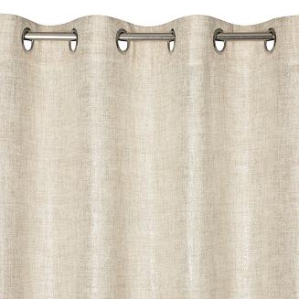 Zasłona gotowa na przelotkach BLANKA 140x250 Eurofirany beżowy