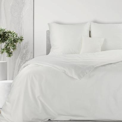 Pościel bawełniana HARMONY 160x200 Eurofirany biała klasyka