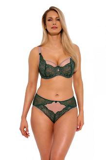 Biustonosz z koronką Soft Rikke 1268 miękki zielony