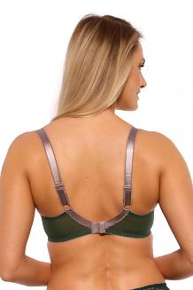 Biustonosz z koronką Soft Rikke 1268 miękki zielony