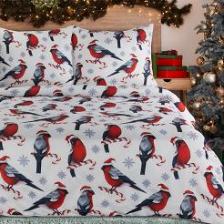 Komplet pościeli świąteczny POS 140x200 Eurofirany biały