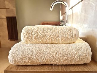 Ręcznik kąpielowy RIMINI 50x100 gładki kremowy