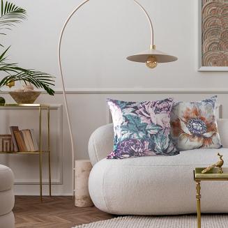 Poszewka dekoracyjna LEN 45x45 Eurofirany zielony