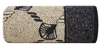 Ręcznik bawełniany DORIAN 30x50 Eurofirany czarny+grafitowy
