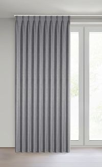 Zasłona gotowa NELISA 210x270 Eurofirany grafitowy