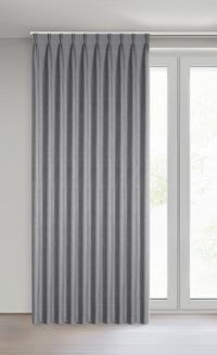 Zasłona gotowa NELISA 210x270 Eurofirany grafitowy