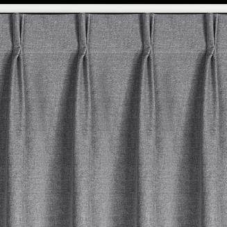 Zasłona gotowa NELISA 210x270 Eurofirany grafitowy