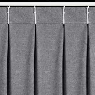 Zasłona gotowa NELISA 210x270 Eurofirany grafitowy