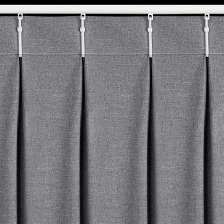 Zasłona gotowa NELISA 210x270 Eurofirany grafitowy