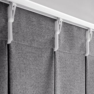 Zasłona gotowa NELISA 210x270 Eurofirany grafitowy