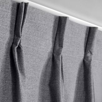 Zasłona gotowa NELISA 210x270 Eurofirany grafitowy