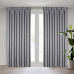 Zasłona gotowa NELISA 210x270 Eurofirany grafitowy