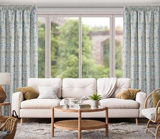 Zasłona gotowa na taśmie ASHLEY 135x270 Eurofirany biały