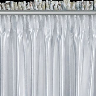 Zasłona gotowa na taśmie ASHLEY 135x270 Eurofirany biały