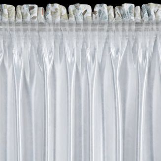 Zasłona gotowa na taśmie ASHLEY 135x270 Eurofirany biały