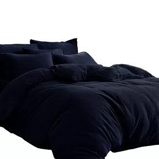 Pościel frotte 160x200 Darymex ciemnogranatowa