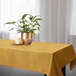 Bieżnik dekoracyjny VIVA 40x140 plamoodporny musztardowy