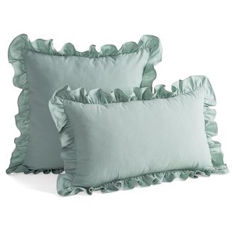 Poszewka dekoracyjna FALBANKA 30x50 Eurofirany szałwiowy