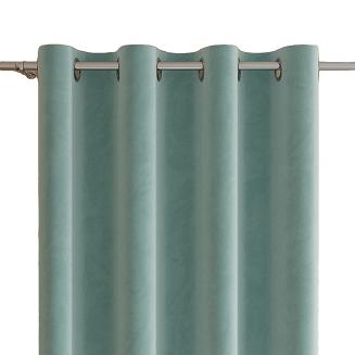 Zasłona gotowa na przelotkach VELVI 140x230 miętowa