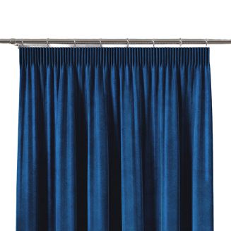 Zasłona gotowa na taśmie VELVI 140x240 granatowa