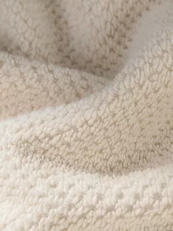 Ręcznik bawełniany o ryżowej strukturze Loren 30x30 jasnobeżowy
