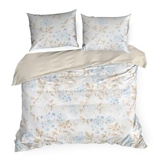 Pościel bawełniana JASMINA 160x200 Eurofirany kremowy