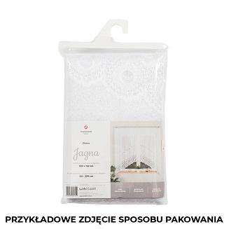 Firanka żakardowa gotowa na szelkach MALWINA 410x160 biała