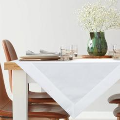 Obrus dekoracyjny LUCY 85x85 Eurofirany biały