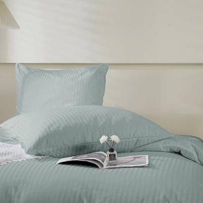 Poszewka z adamaszku satyna bawełniana 50x70 szałwiowa