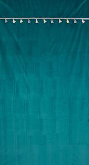 Zasłona gotowa na przelotkach KIDS 140x250 Eurofirany ciemnoturkusowy