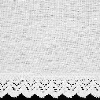 Firana gotowa na taśmie GUSTO 130x50 Eurofirany biały