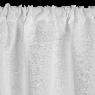 Firana gotowa na taśmie GUSTO 130x50 Eurofirany biały
