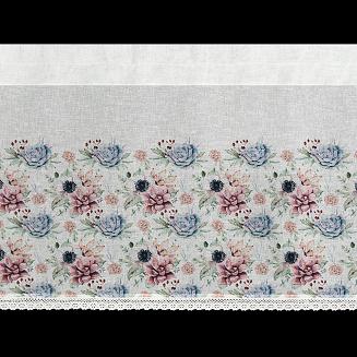 Firana gotowa DORA 150x60 Eurofirany różowy