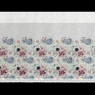Firana gotowa DORA 150x60 Eurofirany różowy