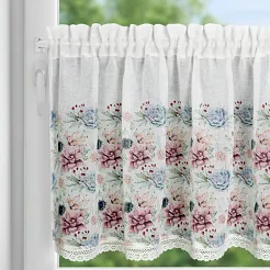 Firana gotowa DORA 150x60 Eurofirany różowy