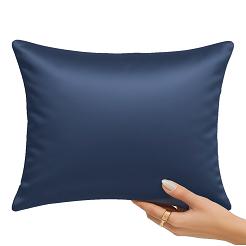 Poszewka satyna bawełniana SIN 70x80 granatowa