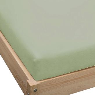 Prześcieradło jersey z gumką 120x200 oliwkowy