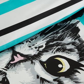 Pościel bawełniana KID 160x200 Design91 biały