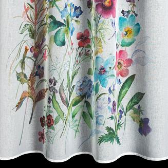 Zasłona gotowa na przelotkach SPRING 140x250 Eurofirany różowy