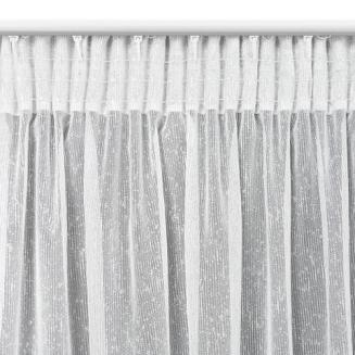 Firana gotowa na taśmie KELLY 300x250 Eurofirany biała