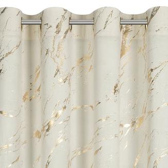 Zasłona gotowa na przelotkach MOLLY 140x250 Eurofirany kremowy