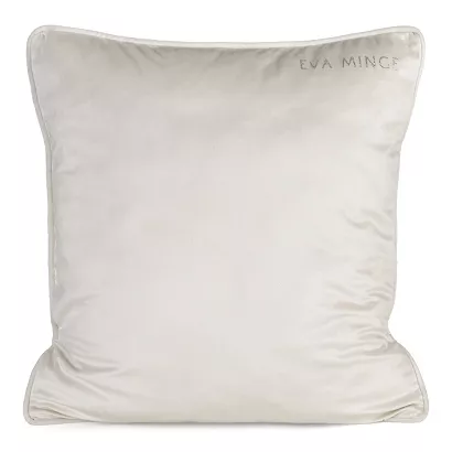 Poszewka dekoracyjna CRYSTALS4 45x45 Eurofirany beżowa logo z cyrkonii Eva Minge
