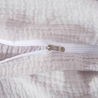 Szara Bawełniana Pościel Muślinowa 160x200