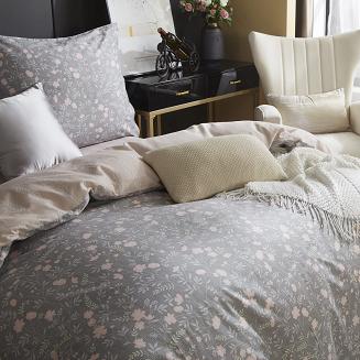 Pościel w Kwiaty Satyna Bawełniana 140x200 S025