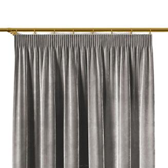 Zasłona gotowa na taśmie VELVI 140x160 jasnoszara